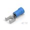 Te Connectivity Fork Terminal, #6 Stud Size, 14 AWG, 600 V, Vinyl, PVC Insulated, Blue 324165 - alternate 1